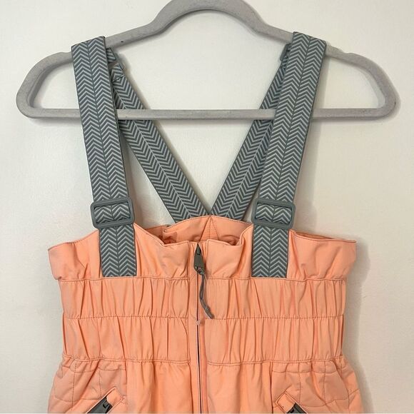 Free People All Prepped Ski Bib Waterproof Pants With Suspenders, Watermelon NEW - Picture 11 of 13